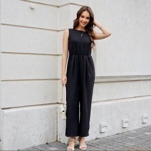 Elegant Black Pantsuit